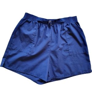 Royal Harbour Yacht Club blue vintage high rise shorts